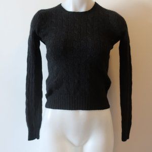 RALPH LAUREN BLACK LABEL SLIM CASHMERE SWEATER S *